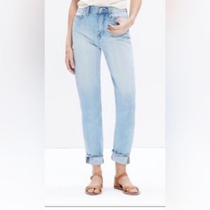 Madewell The Perfect Summer Jean, Fitzgerald Wash, Size 24